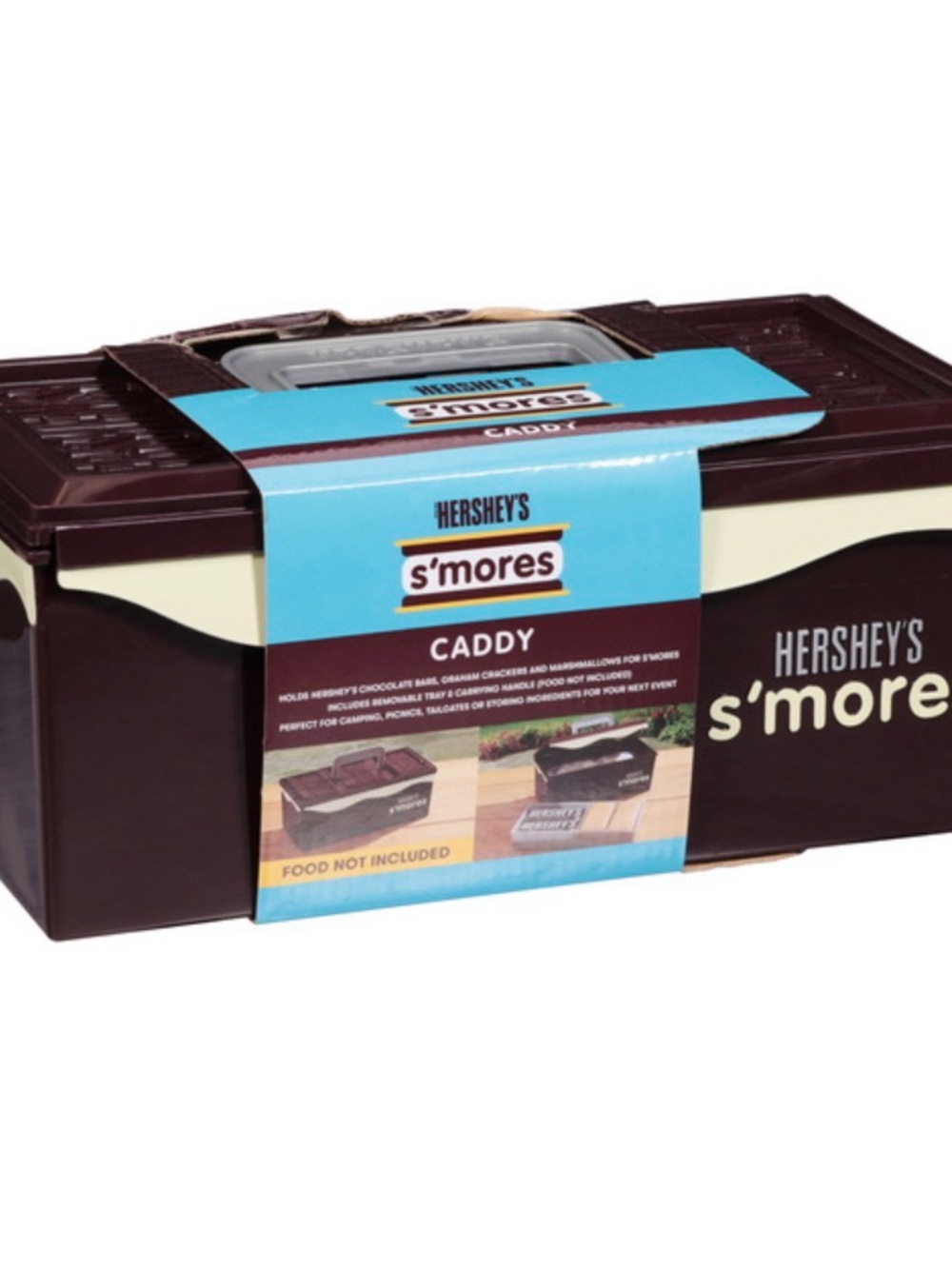 S'mores Caddy - Brown and Cream new! Ready for camping!